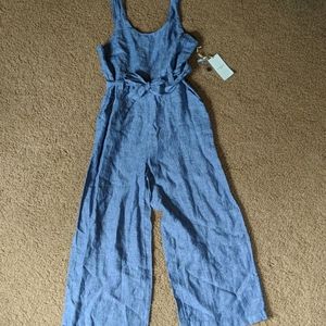 100 percent linen jumpsuit st. Tropez
